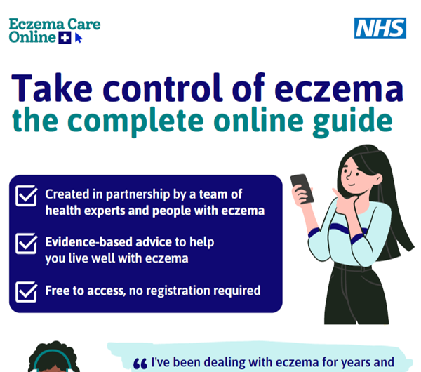 eczema care online advertising poster
